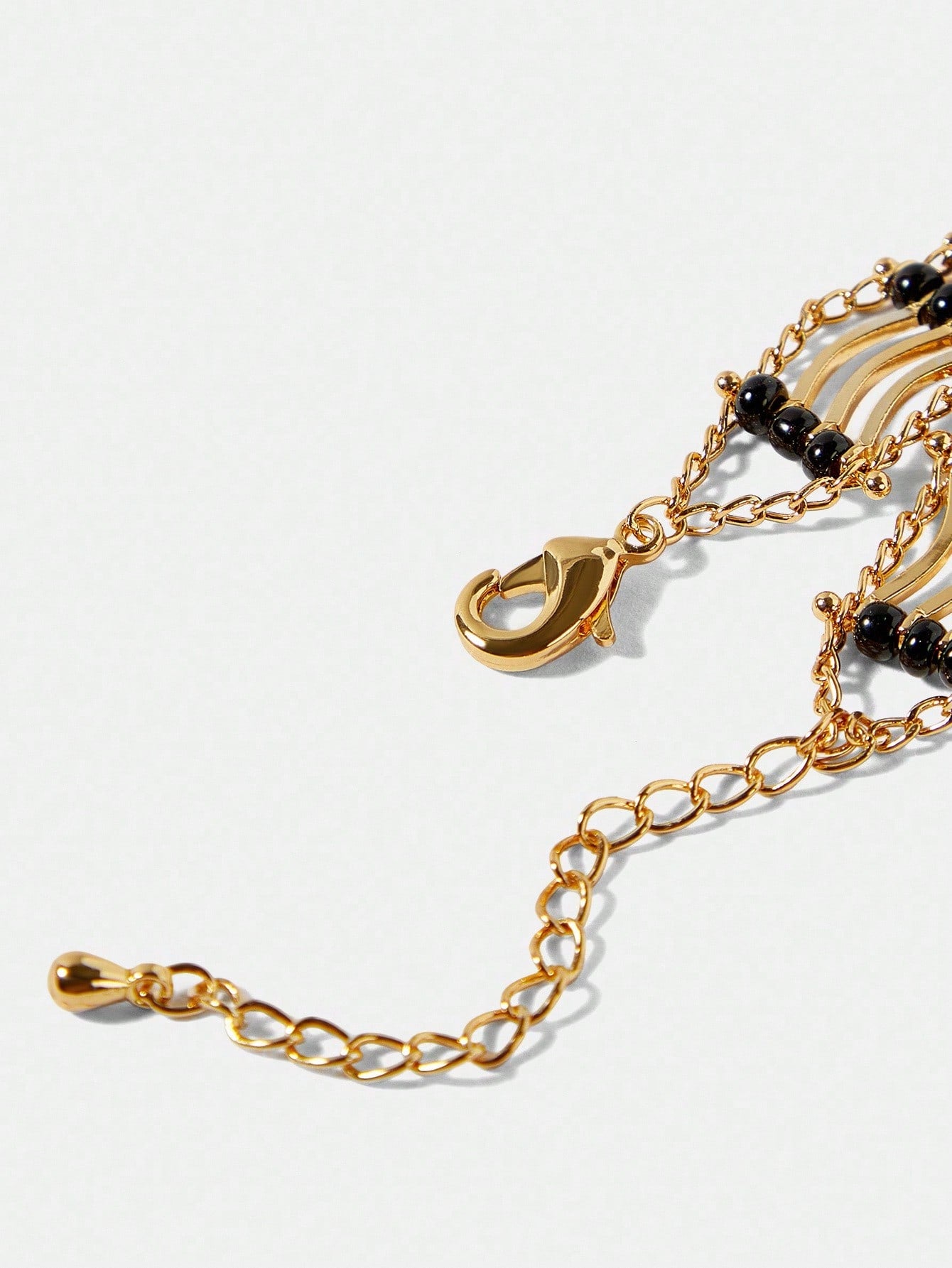 CM-AXS175227 Women Trendy Seoul Style 18K Gold Plated Pearl Bracelet