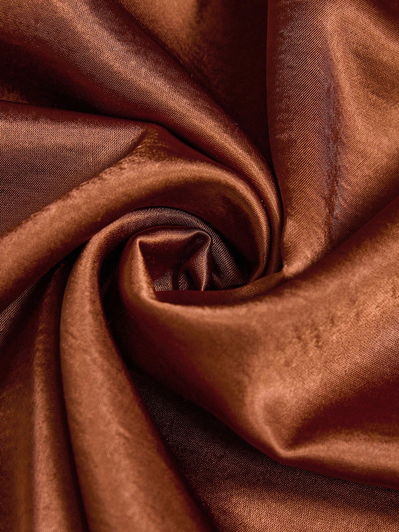 CM-BS233822 Women Elegant Seoul Style High Waist Belted Fold Pleated Maxi Skirt - Coffee Brown