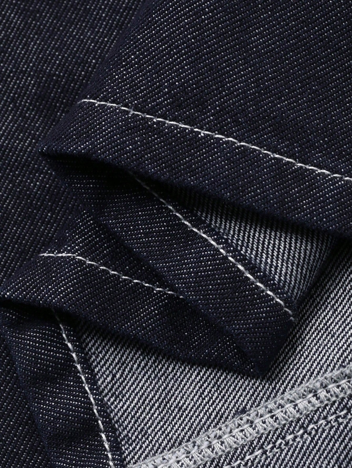 CM-SS548817 Women Casual Seoul Style Deep V-Neck Sleeveless Denim Vest Jacket With Midi Skirt - Set