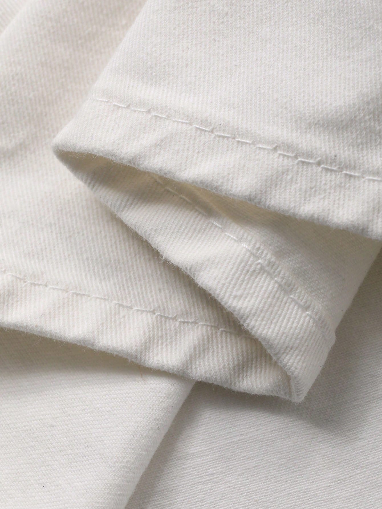 CM-DS137043 Women Casual Seoul Style Mandarin Collar Long Sleeve Open Front Maxi Denim Dress - White