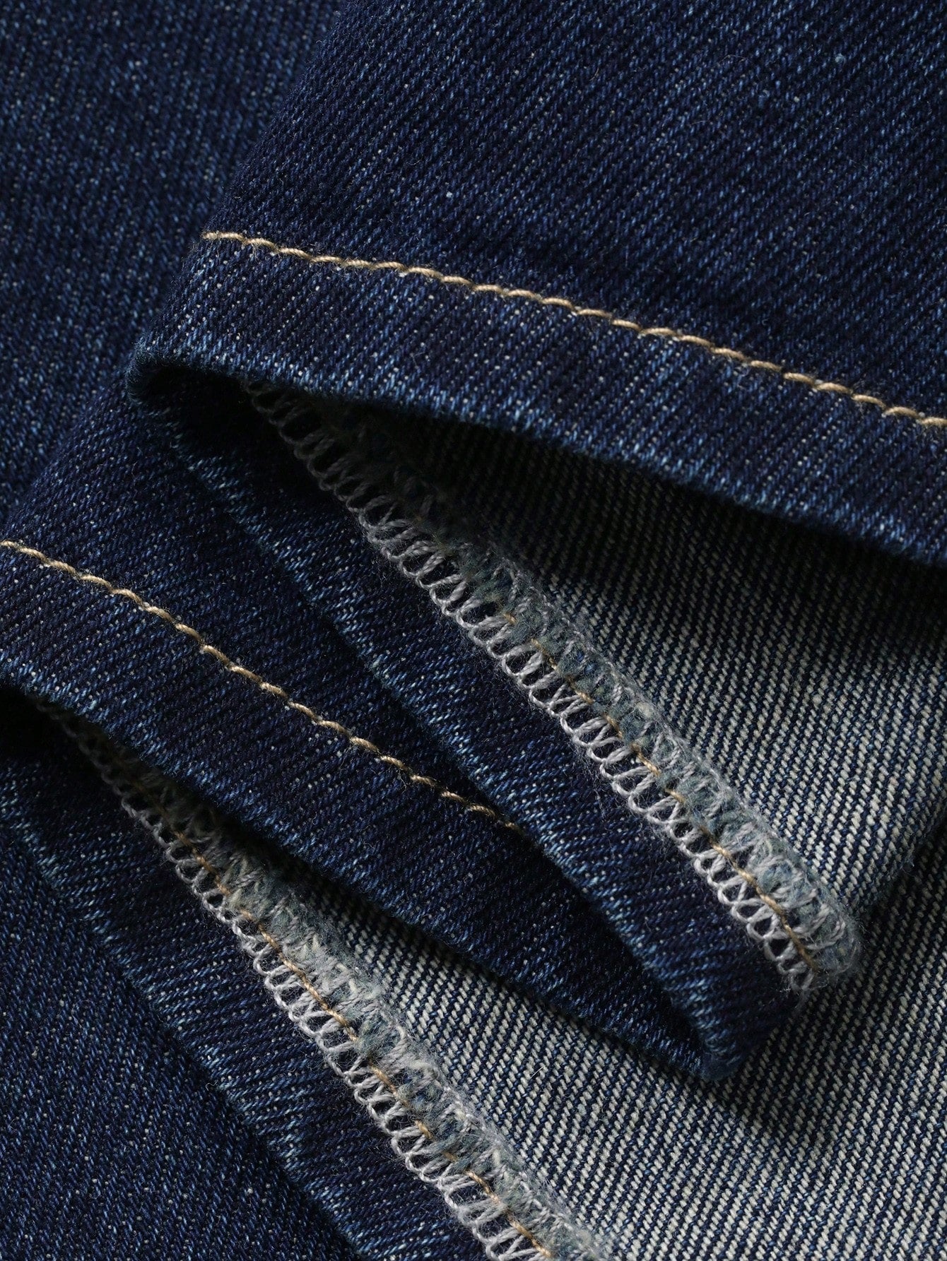 CM-DS610916 Women Casual Seoul Style Collar Neckline Long Sleeve High Waist Belted Denim Dress - Navy Blue