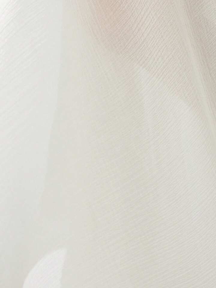 CM-BS947446 Women Elegant Seoul Style Mid Waist Pleated Oversized Hem Design Skirt - White