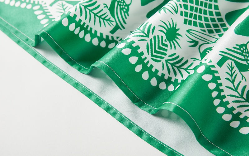 CM-SY014765 Women Trendy Bohemian Style Asymmetry Sleeveless Top With Elastic Waist Skirt - Set