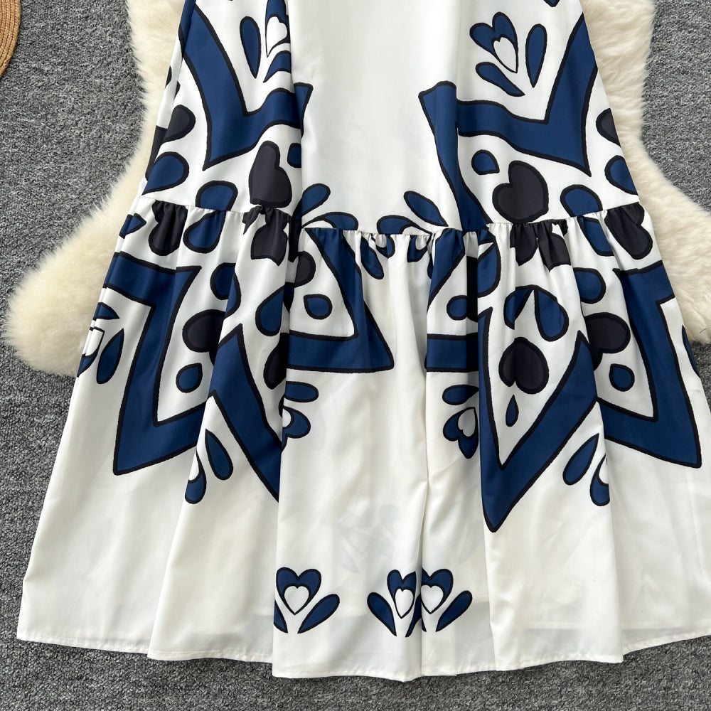 CM-DY037085 Women Trendy Bohemian Style Halter Neckline Sleeveless Maxi Dress - White