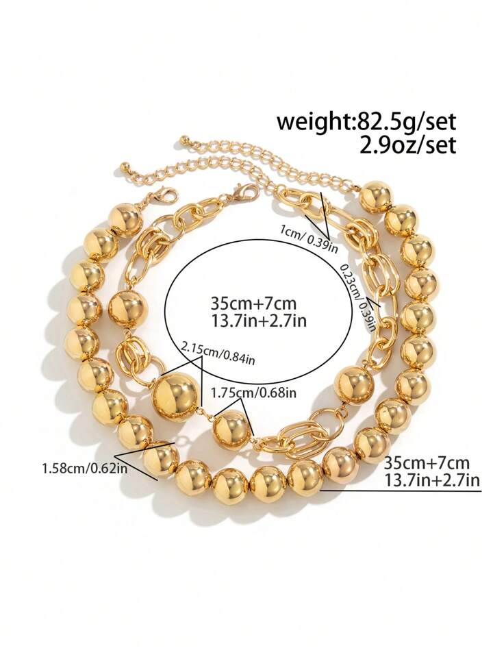 CM-AXS879635 Women Trendy Seoul Style Asymmetrical Faux Pearl Beaded Necklace