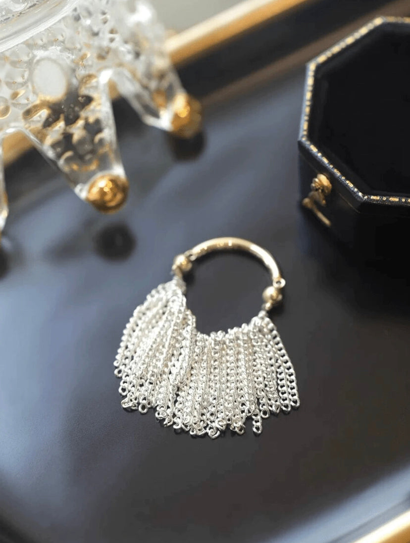 CM-AR355556 925 Sterling Silver Chain Pendant Ring