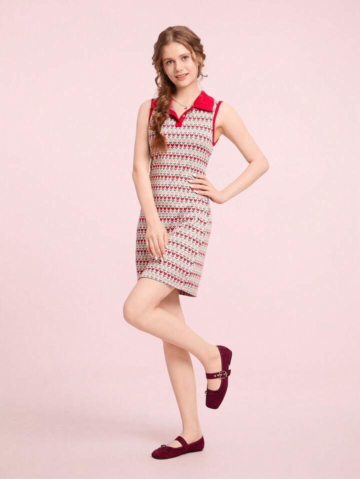 CM-SHS300520 Women Trendy Seoul Style Round Toe Suede Color-Block Metal Buckle Bow Ballet Flats Slip-On Loafers - Burgundy