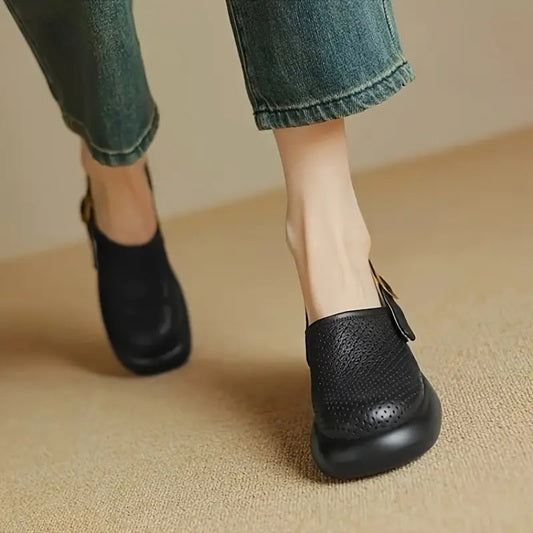 CM-SHE915413 Women Trendy Seoul Style Chunky Heel Adjustable Ankle Strap Sandals (Available in 3 colors)