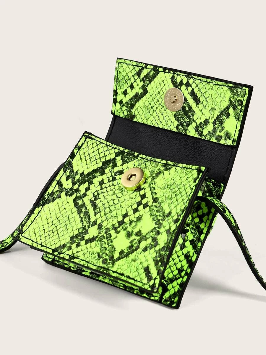 CM-BGS521871 Women Trendy Seoul Style Mini Top Handle Satchel Bag - Green