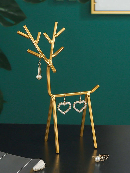 CM-HS022751 Deer Shaped Jewelry Storage Rack - Gold