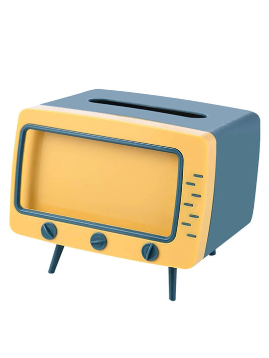 CM-HS113170 TV Shaped Tissue Storage Box - Blue
