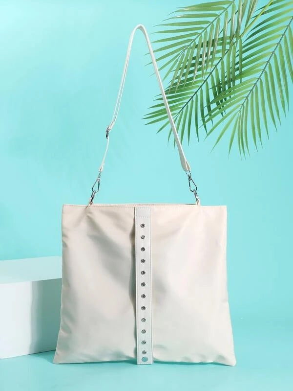 CM-BGS323709 Women Casual Seoul Style Bow Design Shoulder Bag - White