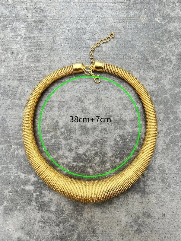 CM-AXS061197 Women Trendy Seoul Style Minimalist Stainless Steel Necklace