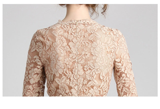 CM-JF080807 Women Elegant European Style V-Neck Tie Waist Wide-Leg Lace Long Jumpsuit