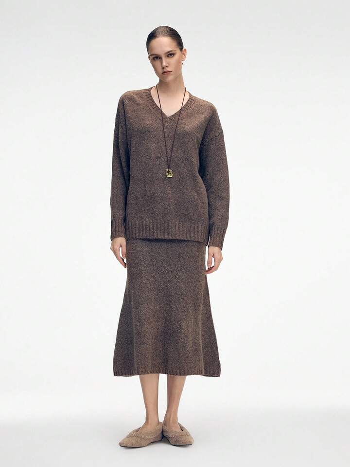 CM-SHS559490 Women Trendy Seoul Style Plush Pointed Toe Flats - Apricot