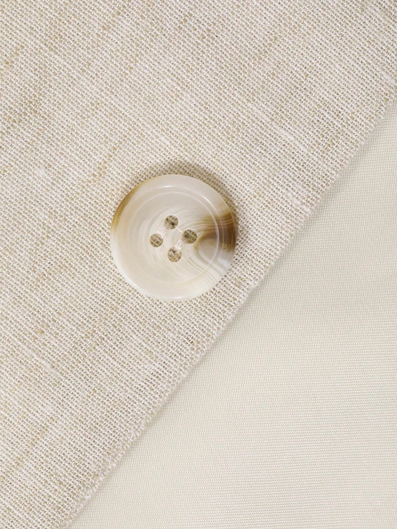 CM-CS031888 Women Casual Seoul Style Solid Color Lapel Neckline Long Sleeve Pocket Loose Blazer - Beige