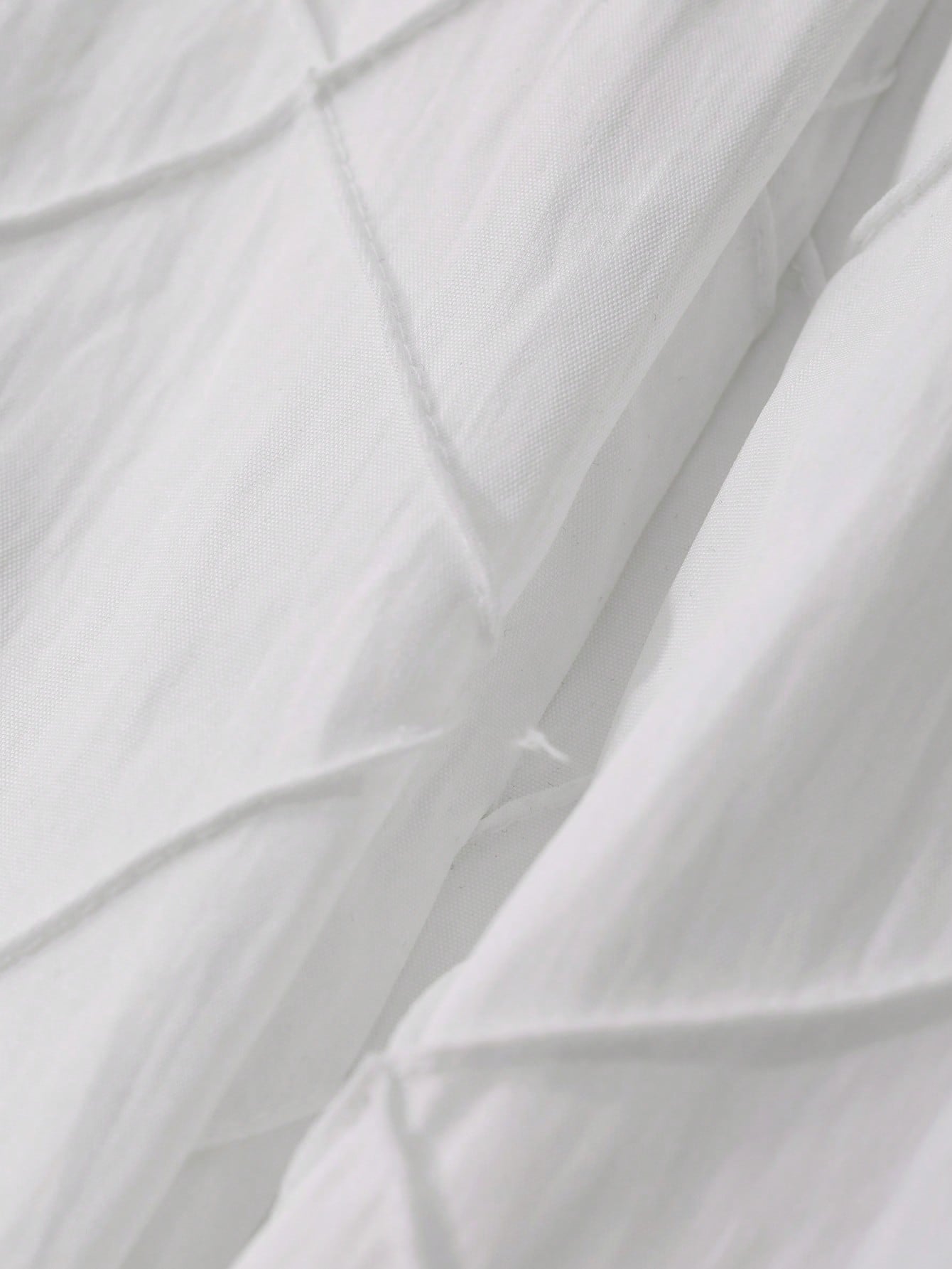 CM-BS557593 Women Trendy Bohemian Style High Waist Wide Hem Pleated Long Skirt - White