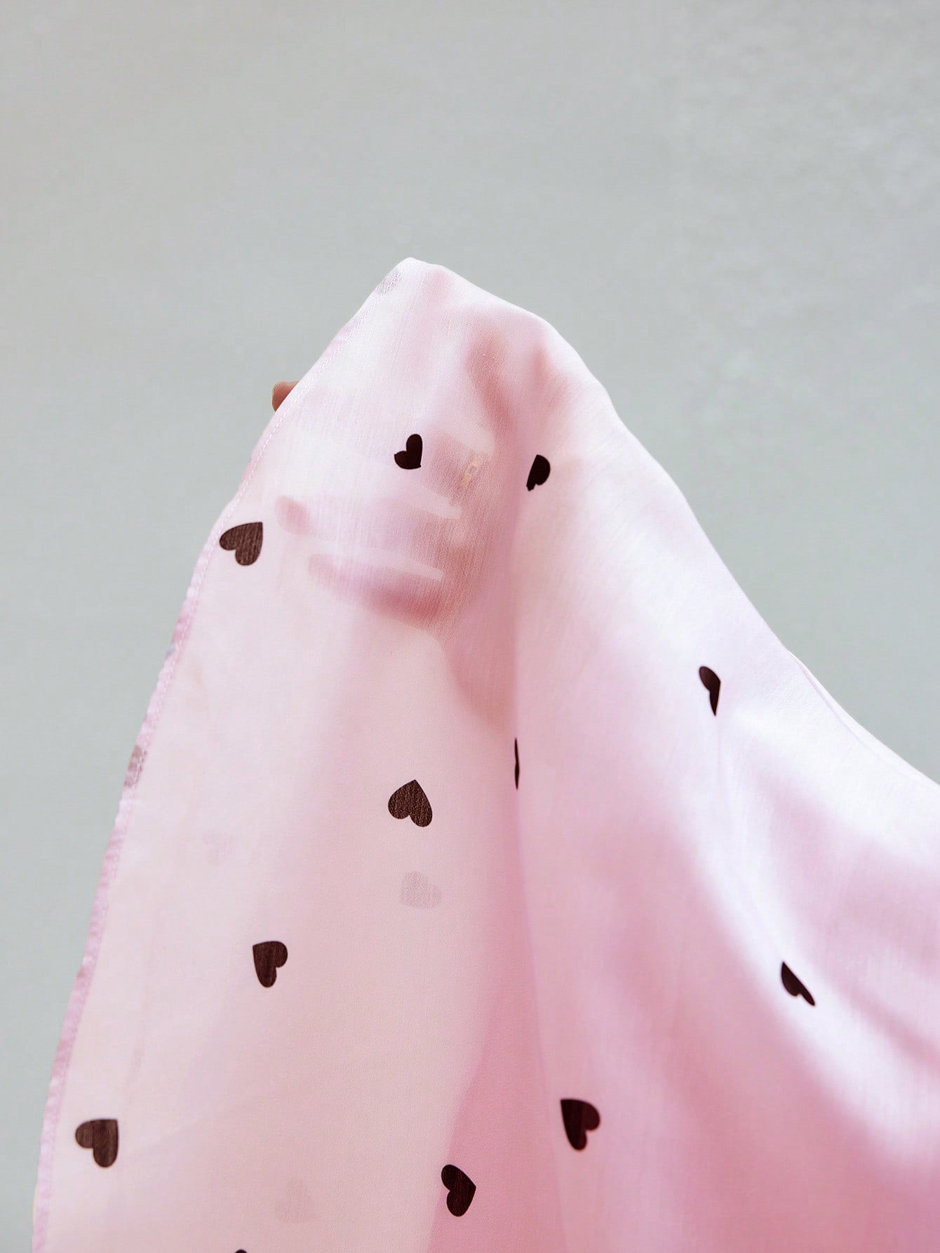 CM-DS115348 Women Elegant Seoul Style V-Neck Puff Sleeve Bow Detail Rhinestone Trim Dress - Pink