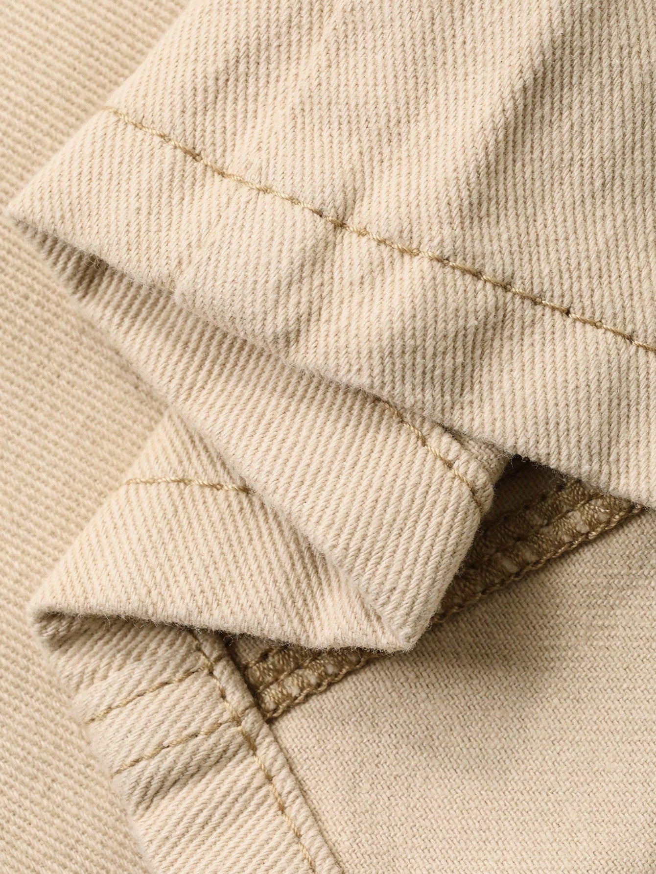 CM-SS802707 Women Casual Seoul Style Contrast Color Collar Decorated Denim Jacket With Straight Leg Pants - Set