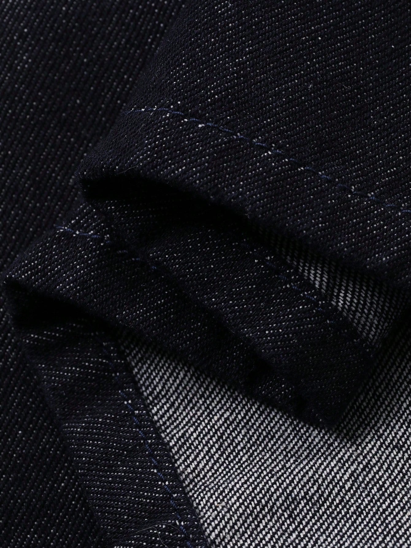 CM-DS241470 Women Casual Seoul Style Dark Wash Tie Collar Long Sleeve High Waist A-Line Denim Dress