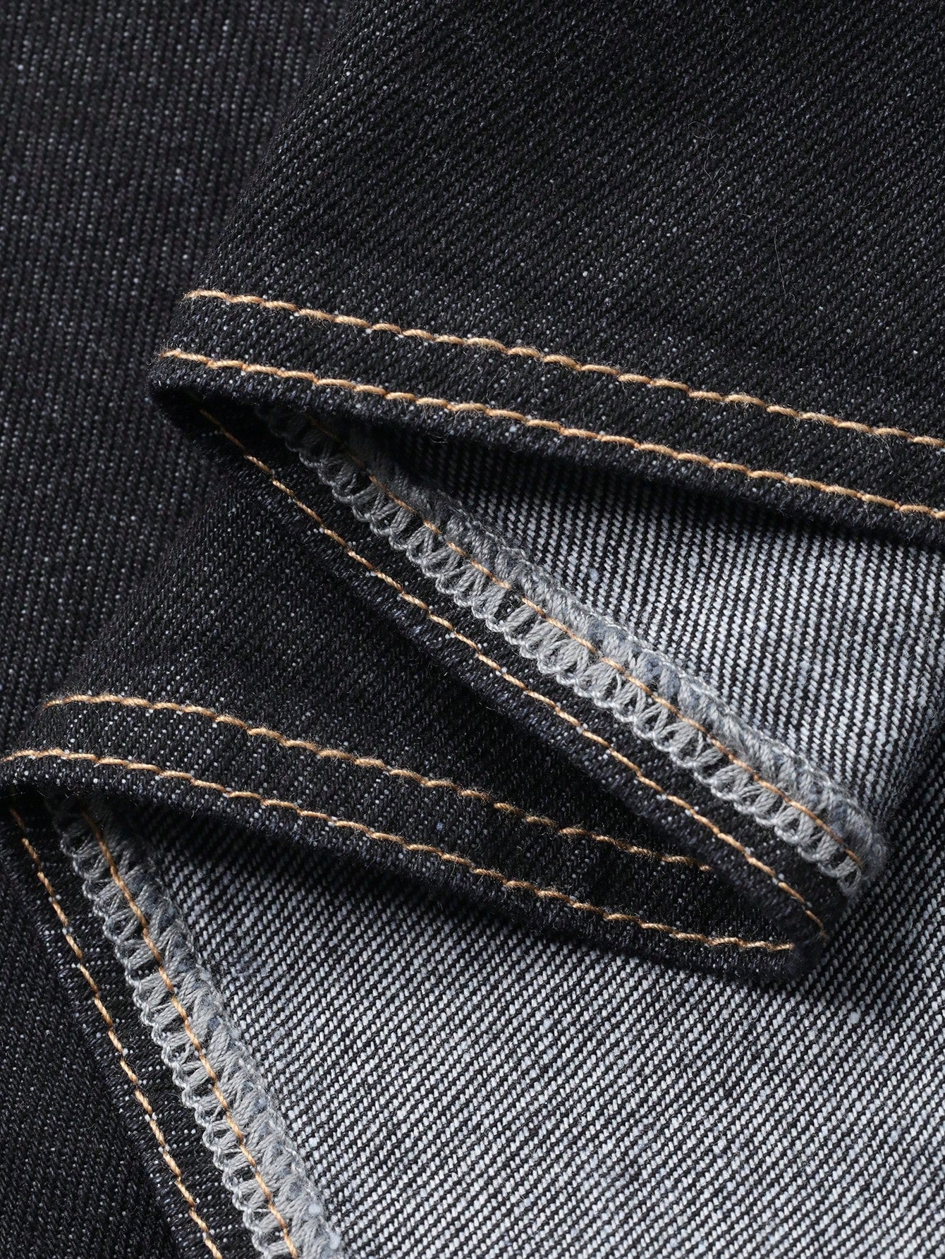 CM-SS099768 Women Elegant Seoul Style Round Neck Short 3/4 Flare Sleeve Denim Top With Loose Long Skirt - Set