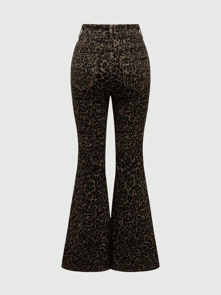 CM-BS322324 Women Casual Seoul Style Heart Metal Buckle Patchwork Fringe Waist Belt Skinny Flare Jeans