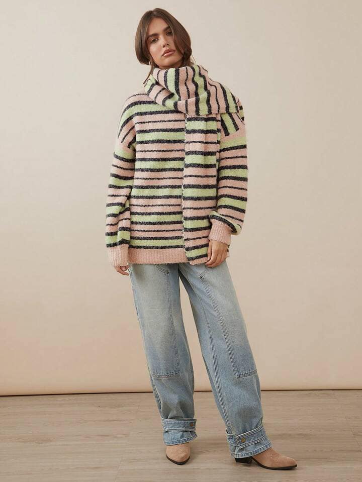 CM-BS077839 Women Casual Seoul Style Light Wash Premium Denim Utility Straight Leg Jeans