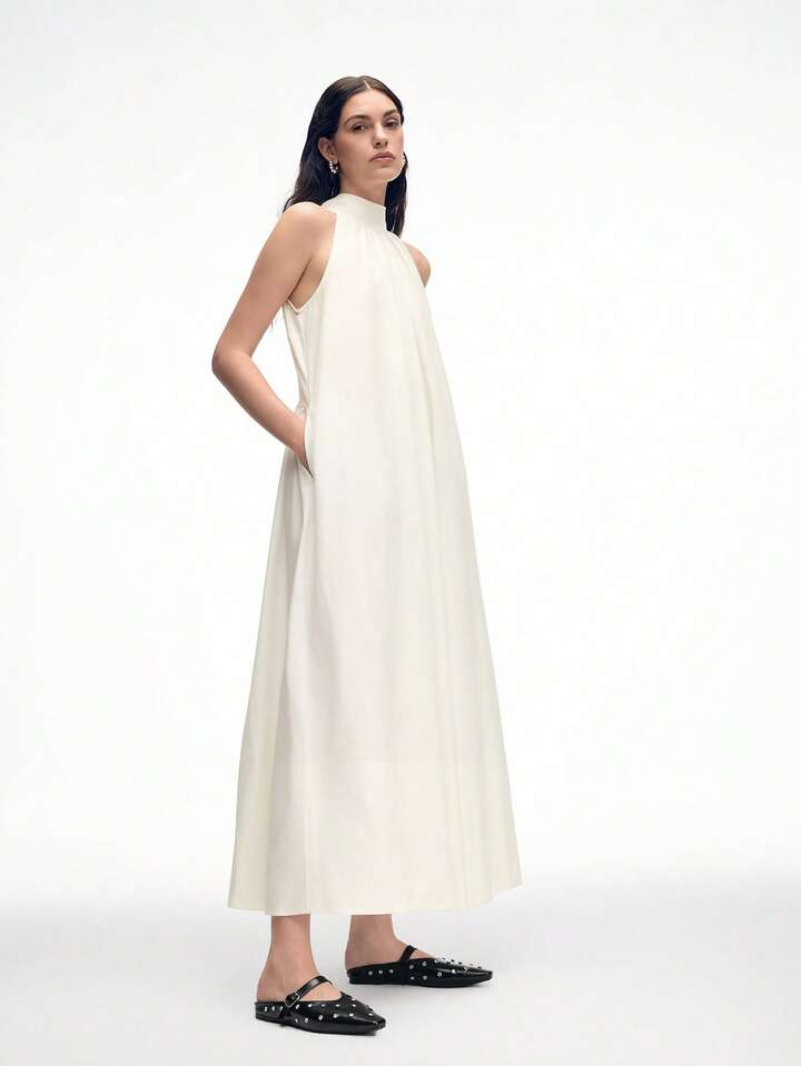 CM-SHS245724 Women Trendy Seoul Style Rhinestone Decor Buckle Flats - Black