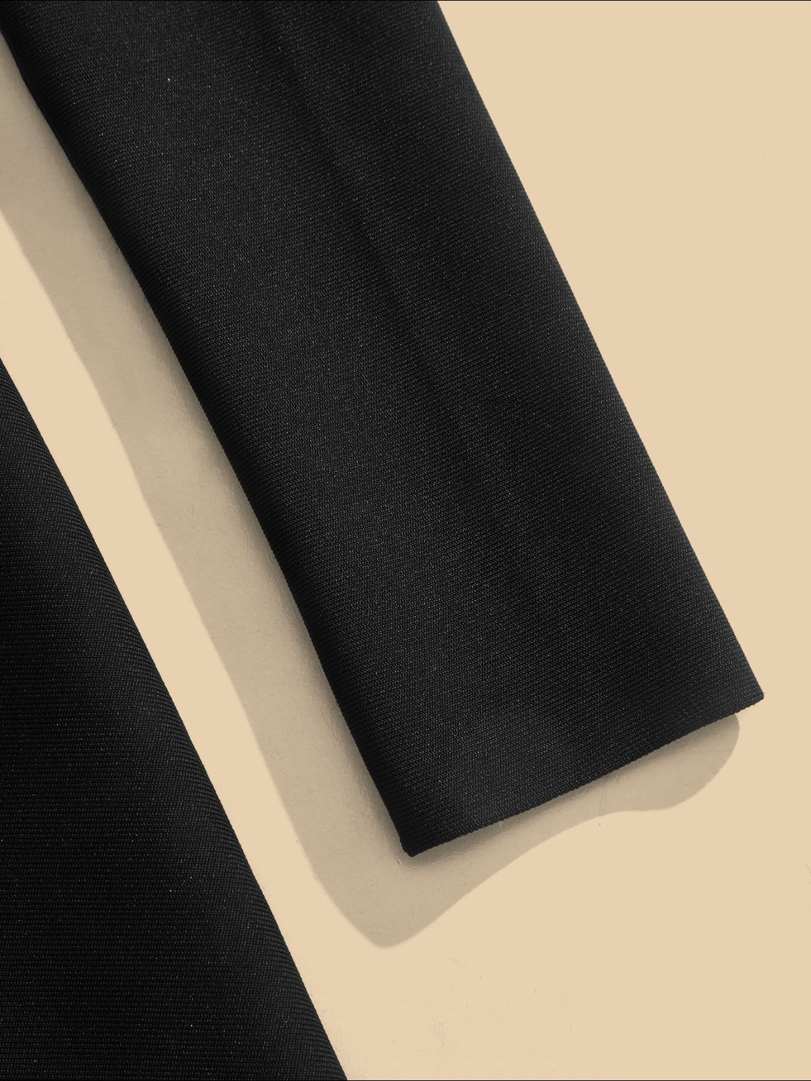 CM-DS016057 Women Elegant Seoul Style Square Neck Long Sleeve Rhinestone Bandage Ribbed A-Line Dress - Black