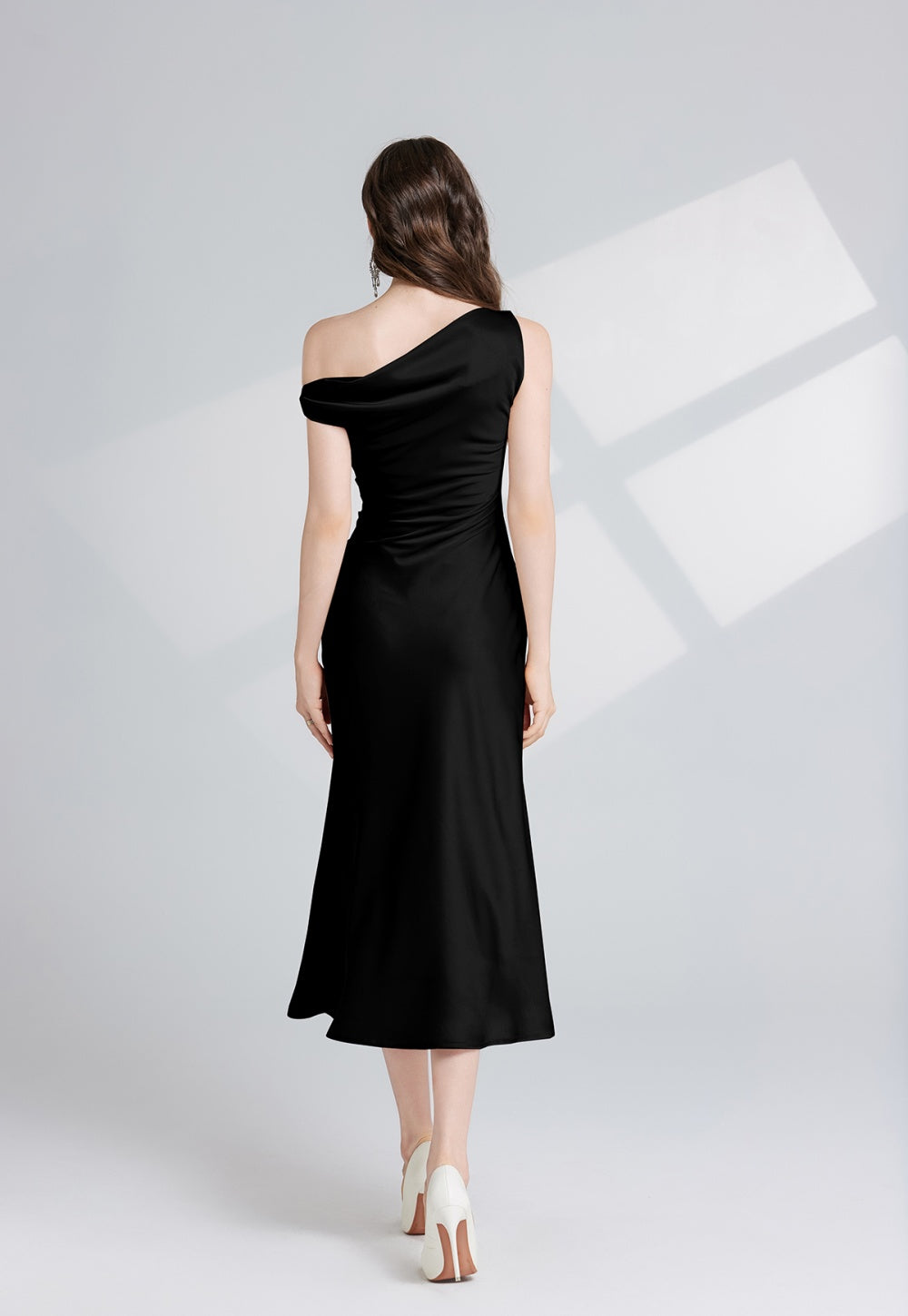CM-DY026292 Women Elegant European Style Sleeveless Slim Pinched Waist Midi Dress (Available in 2 colors)
