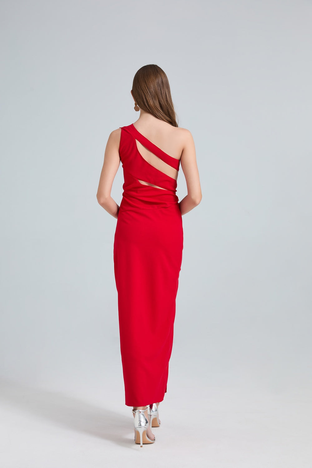 CM-DY032702 Women Elegant Seoul Style Hollow Sleeveless High Waist  Slim Long Dress (Available in 2 colors)
