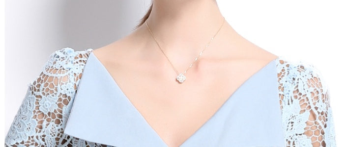 CM-DY038549 Women Elegant European Style V-Neck Short Sleeve Pinched Waist Midi Dress - Blue