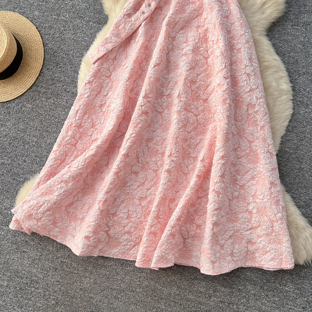 CM-DY067762 Women Elegant Seoul Style V-Neck Sleeveless High Waist Belted Long Dress (Available in 4 colors)