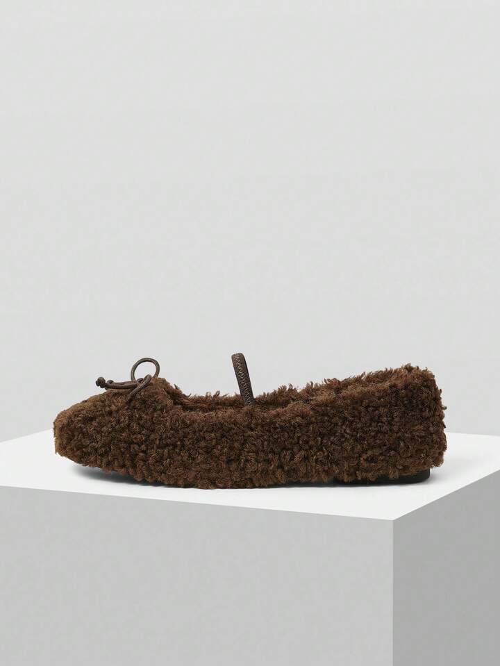 CM-SHS242785 Women Trendy Seoul Style Mary Jane Low Vamp Flat Shoes