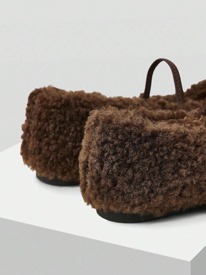 CM-SHS242785 Women Trendy Seoul Style Mary Jane Low Vamp Flat Shoes