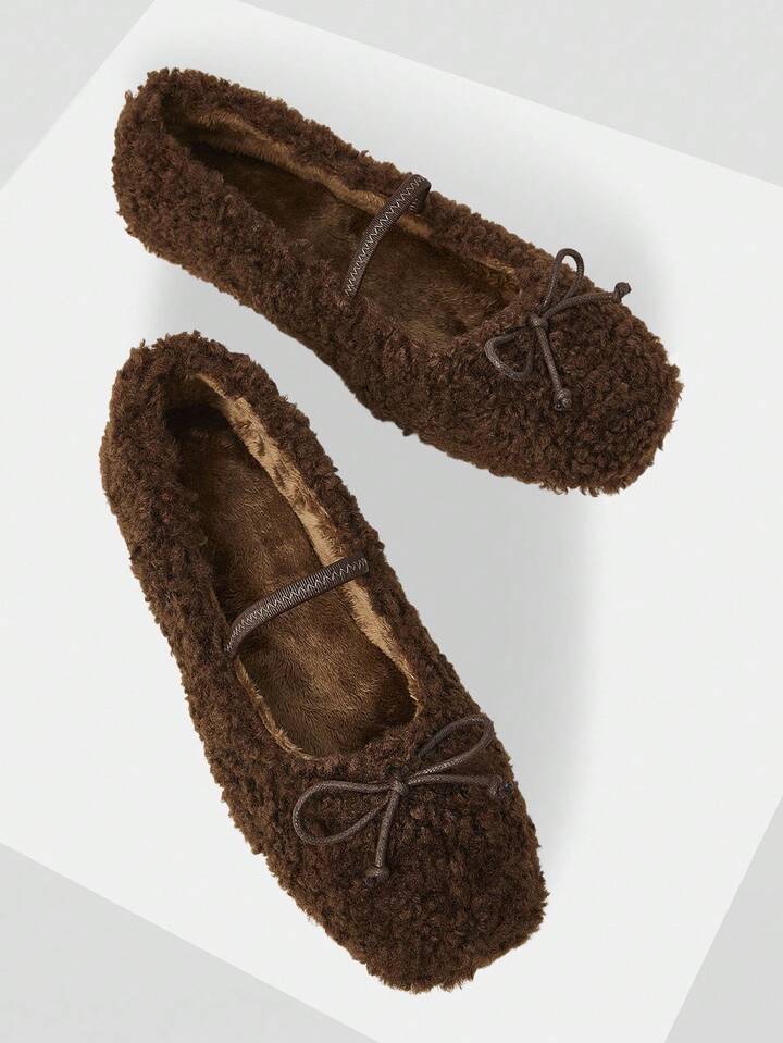 CM-SHS242785 Women Trendy Seoul Style Mary Jane Low Vamp Flat Shoes