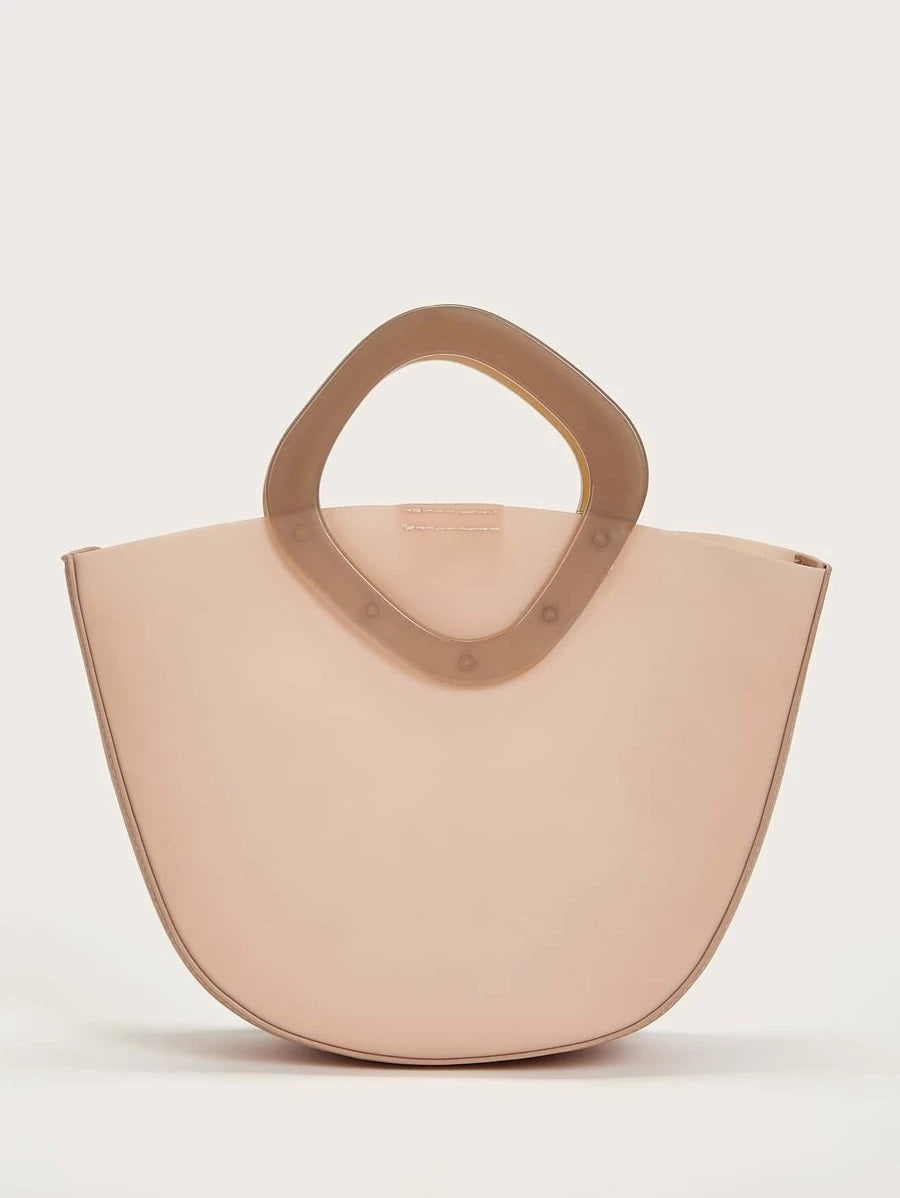 CM-BGS706088 Women Trendy Seoul Style Minimalist Satchel Bag - Pink