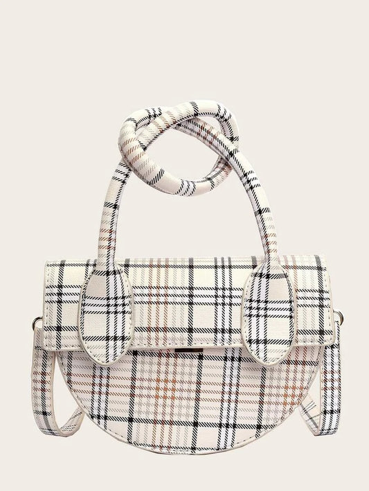 CM-BGS103126 Women Trendy Seoul Style Semicircle Satchel Bag - Khaki