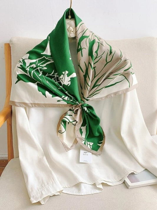 CM-AXS621965 Women Trendy Seoul Style Floral Print Bandana