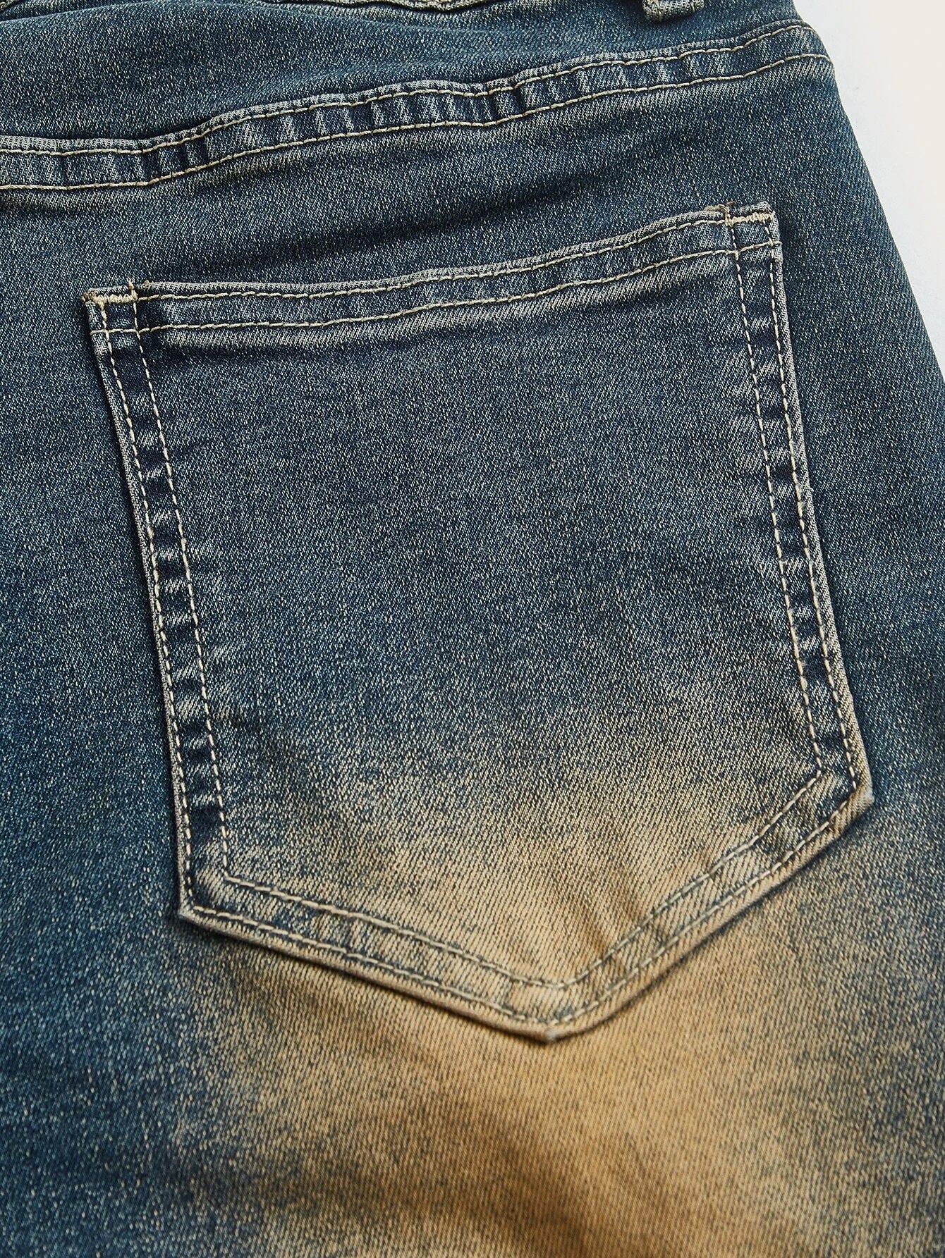 CM-BS455229 Women Preppy Seoul Style Dark Wash Flare Leg Jeans