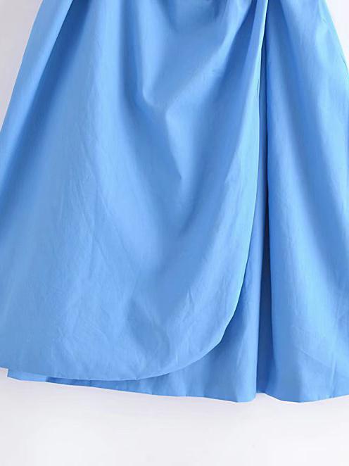 CM-D122461 Women Casual European Style Spaghetti Strap Sleeveless Mini Dress With Belt